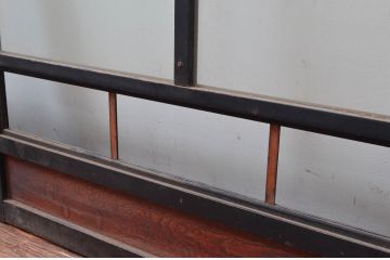 アンティーク建具　凛とした和空間を演出する引き戸4枚セット(窓、格子戸、障子戸、ガラス戸)(R-080480)