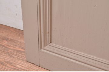 ビンテージ建具　ペイント仕上げ限定　レトロな雰囲気漂うペイントドア1枚(木製ドア、扉、ヴィンテージ、応接室)(R-080495)