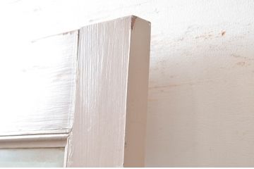 ビンテージ建具　ペイント仕上げ限定　レトロな雰囲気漂うペイントドア1枚(木製ドア、扉、ヴィンテージ、応接室)(R-080495)