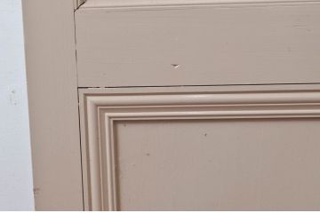 ビンテージ建具　ペイント仕上げ限定　レトロな雰囲気漂うペイントドア1枚(木製ドア、扉、ヴィンテージ、応接室)(R-080495)