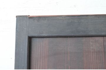 アンティーク建具　和の情緒あふれる障子帯戸1枚(引き戸、板戸、格子帯戸、障子戸)(R-080498)