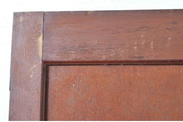 アンティーク建具　木のぬくもり溢れるレトロなドア1枚(木製ドア、扉)(R-080499)