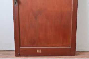 アンティーク建具　木のぬくもり溢れるレトロなドア1枚(木製ドア、扉)(R-080499)