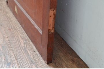 アンティーク建具　木のぬくもり溢れるレトロなドア1枚(木製ドア、扉)(R-080499)