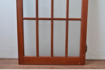 アンティーク建具　レトロな佇まいが魅力的なドア1枚(ガラス扉)(R-080501)
