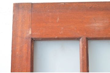 アンティーク建具　レトロな佇まいが魅力的なドア1枚(ガラス扉)(R-080501)