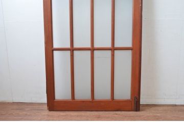 アンティーク建具　レトロな佇まいが魅力的なドア1枚(ガラス扉)(R-080501)