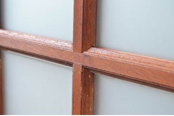 アンティーク建具　レトロな佇まいが魅力的なドア1枚(ガラス扉)(R-080501)