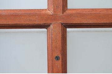 アンティーク建具　レトロな佇まいが魅力的なドア1枚(ガラス扉)(R-080501)