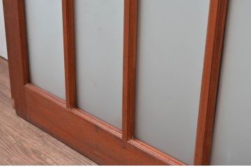 アンティーク建具　レトロな佇まいが魅力的なドア1枚(ガラス扉)(R-080501)