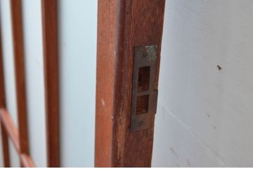 アンティーク建具　レトロな佇まいが魅力的なドア1枚(ガラス扉)(R-080501)