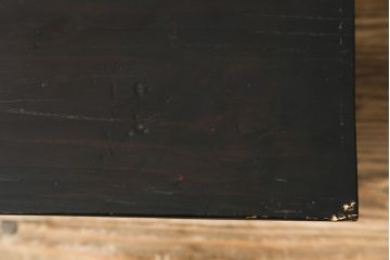 アジアンビンテージ　李朝家具　デザインと実用性を兼ね備えた豆びつ(韓国、豆櫃、米びつ、サイドテーブル、バンダヂ、バンダジ、バンダチ、収納箱、収納付きベンチ、スツール、店舗什器、ヴィンテージ)(R-080535)