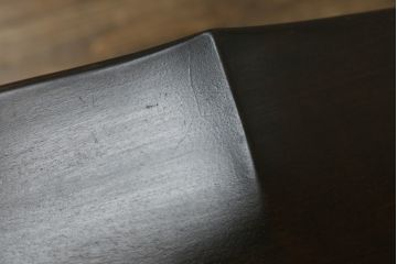 和製ビンテージ　松本民芸家具　#91型　落ち着きのある大人カフェ風インテリアが叶うキャプテンチェア2脚セット(アームチェア、板座チェア、ダイニングチェア、椅子、イス、ヴィンテージ)(定価2脚で約26万円)(R-080536)