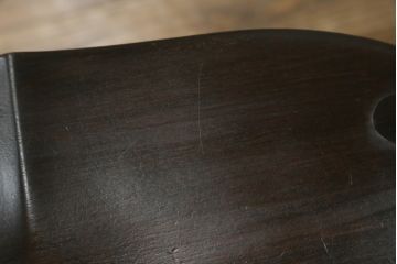 和製ビンテージ　松本民芸家具　#91型　落ち着きのある大人カフェ風インテリアが叶うキャプテンチェア2脚セット(アームチェア、板座チェア、ダイニングチェア、椅子、イス、ヴィンテージ)(定価2脚で約26万円)(R-080536)