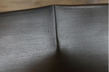 和製ビンテージ　松本民芸家具　#91型　落ち着きのある大人カフェ風インテリアが叶うキャプテンチェア2脚セット(アームチェア、板座チェア、ダイニングチェア、椅子、イス、ヴィンテージ)(定価2脚で約26万円)(R-080536)