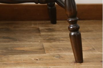 和製ビンテージ　松本民芸家具　#91型　落ち着きのある大人カフェ風インテリアが叶うキャプテンチェア2脚セット(アームチェア、板座チェア、ダイニングチェア、椅子、イス、ヴィンテージ)(定価2脚で約26万円)(R-080536)