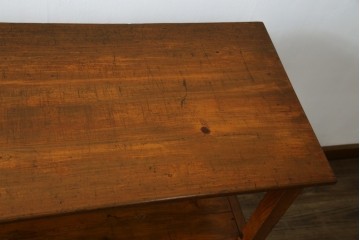 和製アンティーク　レトロナチュラルな雰囲気が素敵な飾り棚(陳列棚、収納棚、オープンラック、シェルフ、店舗什器)(R-080538)