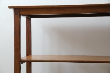 和製アンティーク　レトロナチュラルな雰囲気が素敵な飾り棚(陳列棚、収納棚、オープンラック、シェルフ、店舗什器)(R-080538)