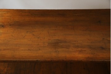 和製アンティーク　レトロナチュラルな雰囲気が素敵な飾り棚(陳列棚、収納棚、オープンラック、シェルフ、店舗什器)(R-080538)