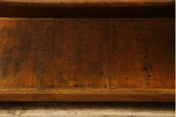 和製アンティーク　レトロナチュラルな雰囲気が素敵な飾り棚(陳列棚、収納棚、オープンラック、シェルフ、店舗什器)(R-080538)