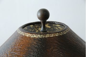 中古　美品　イギリス　MAITLAND-SMITH(メートランドスミス)　細部まで意匠を凝らした高級感のあるデザインが魅力的なフロアスタンド(フロアランプ、スタンド照明、シェードライト、英国)(定価推定40万円以上)(R-080540)