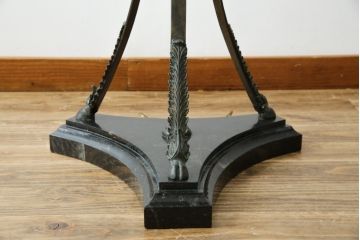 中古　美品　イギリス　MAITLAND-SMITH(メートランドスミス)　細部まで意匠を凝らした高級感のあるデザインが魅力的なフロアスタンド(フロアランプ、スタンド照明、シェードライト、英国)(定価推定40万円以上)(R-080540)