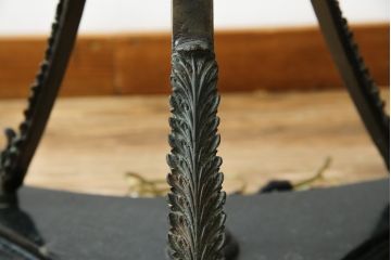 中古　美品　イギリス　MAITLAND-SMITH(メートランドスミス)　細部まで意匠を凝らした高級感のあるデザインが魅力的なフロアスタンド(フロアランプ、スタンド照明、シェードライト、英国)(定価推定40万円以上)(R-080540)