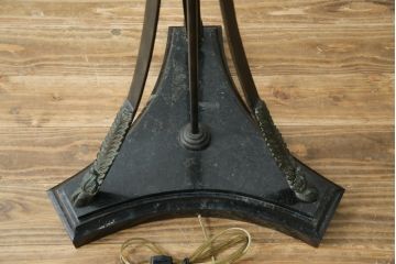 中古　美品　イギリス　MAITLAND-SMITH(メートランドスミス)　細部まで意匠を凝らした高級感のあるデザインが魅力的なフロアスタンド(フロアランプ、スタンド照明、シェードライト、英国)(定価推定40万円以上)(R-080540)