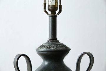 中古　美品　イギリス　MAITLAND-SMITH(メートランドスミス)　細部まで意匠を凝らした高級感のあるデザインが魅力的なフロアスタンド(フロアランプ、スタンド照明、シェードライト、英国)(定価推定40万円以上)(R-080540)