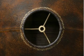 中古　美品　イギリス　MAITLAND-SMITH(メートランドスミス)　細部まで意匠を凝らした高級感のあるデザインが魅力的なフロアスタンド(フロアランプ、スタンド照明、シェードライト、英国)(定価推定40万円以上)(R-080540)