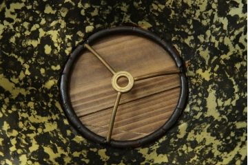 中古　美品　イギリス　MAITLAND-SMITH(メートランドスミス)　細部まで意匠を凝らした高級感のあるデザインが魅力的なフロアスタンド(フロアランプ、スタンド照明、シェードライト、英国)(定価推定40万円以上)(R-080540)