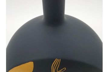 スペイン　リヤドロ　LLADRO　花　国金　高さ 約38cm　上品で洗練された雰囲気の花瓶(金彩、花生、花入、花器、フラワーベース)(R-080545)