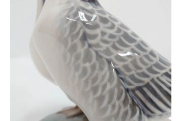 デンマーク　ROYAL COPENHAGEN(ロイヤルコペンハーゲン)　「ペアのガチョウ」　2068　仲睦まじい姿に心がほっこりするフィギュリン(鳥、置物、ディスプレイ、陶器、オブジェ、北欧)(R-080550)