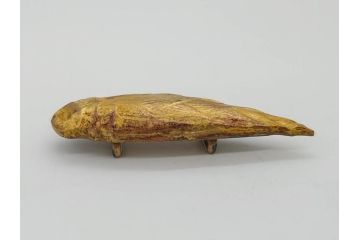 彫金家　信田洋　「竹の子」　Silver(シルバー)　春の息吹を感じさせる帯留(タケノコ、銀、台座、帯留め、着物道具、和装小物、アクセサリー共箱付き)(R-080551)