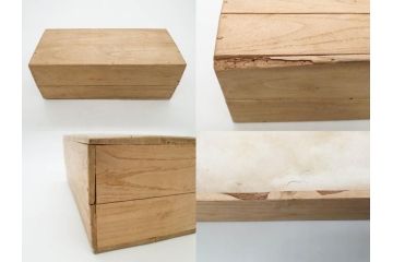 時代物　銀製簪　彫金　びらびら　珊瑚?　繊細な彫りに見惚れるかんざし一対(花、和装小物、髪飾り、アクセサリー、木箱付き)(R-080554)