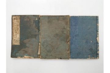 浮世絵師 歌川広重 絵本江戸土産 初編・5編/鶏鳴舎暁晴編 浪華の賑ひ 三篇　和本3冊セット(地誌、書籍、和書、古書、版画)(R-080557)