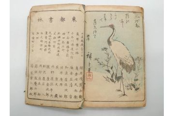 浮世絵師 歌川広重 絵本江戸土産 初編・5編/鶏鳴舎暁晴編 浪華の賑ひ 三篇　和本3冊セット(地誌、書籍、和書、古書、版画)(R-080557)