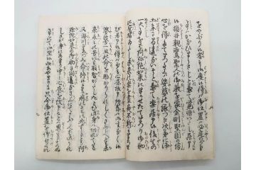 嘉永7年　薩州　於千代物語(おちよ物語)/文政7年　信護相続 おつゆ蘇生物語　和本2冊セット(お千代物語、法乃通ひ路、西村七兵衛、和書、古書、書籍、古本)(R-080559)