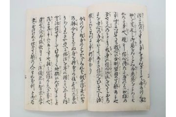 嘉永7年　薩州　於千代物語(おちよ物語)/文政7年　信護相続 おつゆ蘇生物語　和本2冊セット(お千代物語、法乃通ひ路、西村七兵衛、和書、古書、書籍、古本)(R-080559)