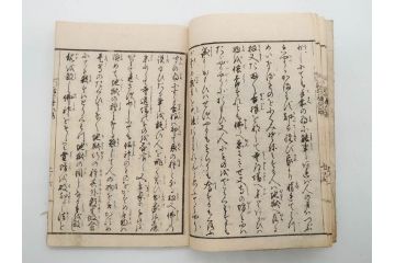 嘉永7年　薩州　於千代物語(おちよ物語)/文政7年　信護相続 おつゆ蘇生物語　和本2冊セット(お千代物語、法乃通ひ路、西村七兵衛、和書、古書、書籍、古本)(R-080559)