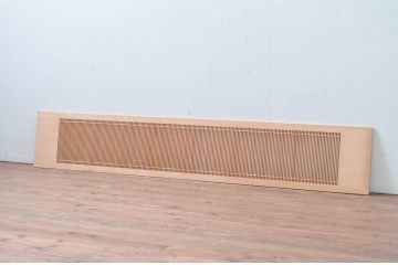 中古　繊細な格子が目を惹く筬欄間1枚(明かり取り、明り取り、オサランマ、おさらんま、格子欄間)(R-080575)