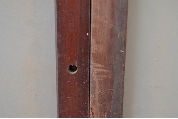 アンティーク建具　マス目　どこか懐かしい雰囲気を感じる格子窓2枚セット(引き戸、格子戸、建具)(R-080582)