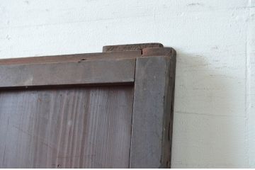アンティーク建具　和の情緒あふれる障子帯戸1枚(引き戸、板戸、格子帯戸、障子戸)(R-080585)