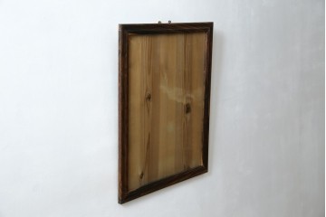 和製アンティーク　黒柿　使いこまれた風合いが趣溢れる額縁　(R-080596)