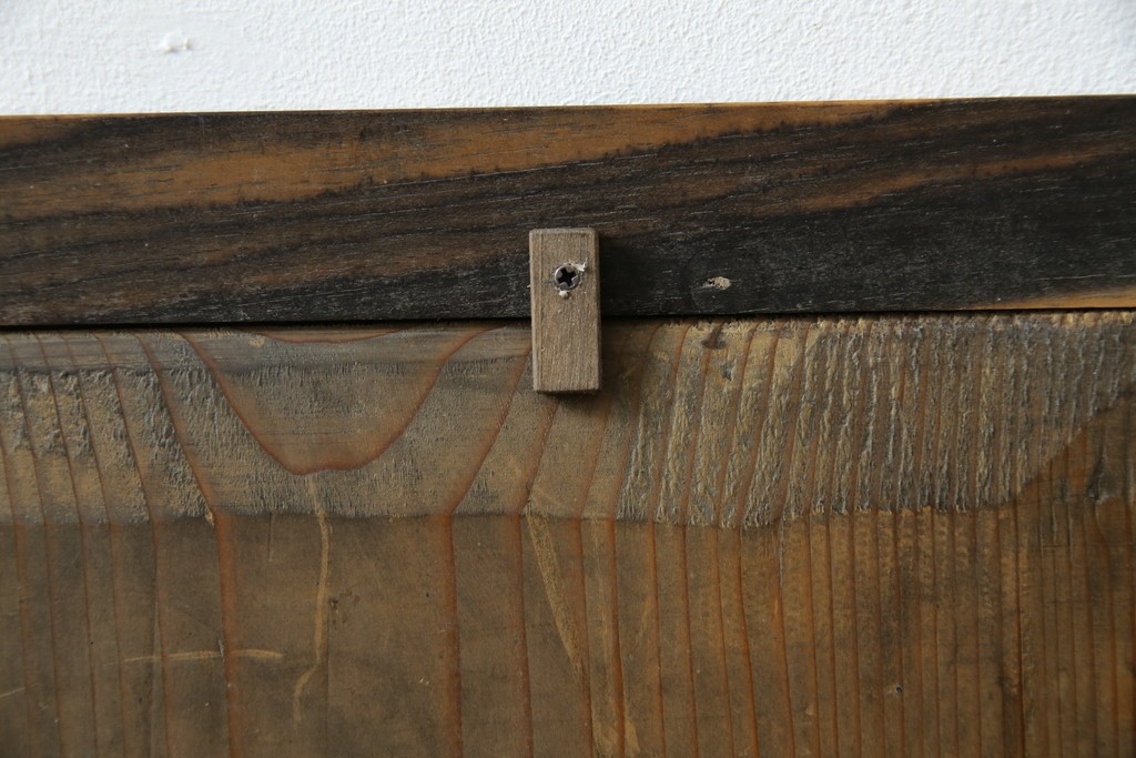 和製アンティーク　黒柿　使いこまれた風合いが趣溢れる額縁　(R-080596)