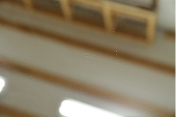 中古　美品　希少な廃番品　ハンドメイド　上品な雰囲気あふれるロココ調のウォールミラー(壁掛け鏡、姿見)(R-080597)