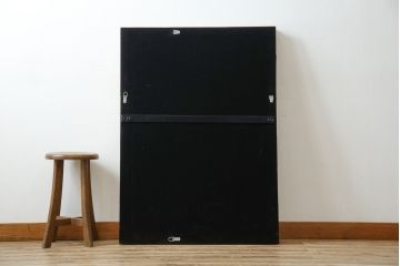 中古　美品　希少な廃番品　ハンドメイド　上品な雰囲気あふれるロココ調のウォールミラー(壁掛け鏡、姿見)(R-080597)