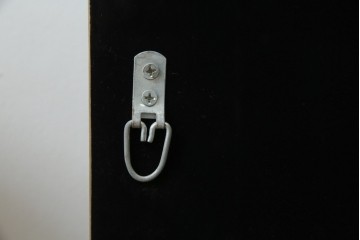 中古　美品　希少な廃番品　ハンドメイド　上品な雰囲気あふれるロココ調のウォールミラー　(R-080598)