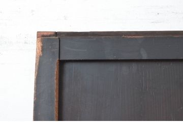 アンティーク建具　明治　深い色合いが味わい深い帯戸1枚(引き戸、板戸)(R-080615)
