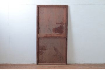 アンティーク建具　古民家インテリアにおすすめの帯戸1枚(板戸、引き戸)(R-080620)
